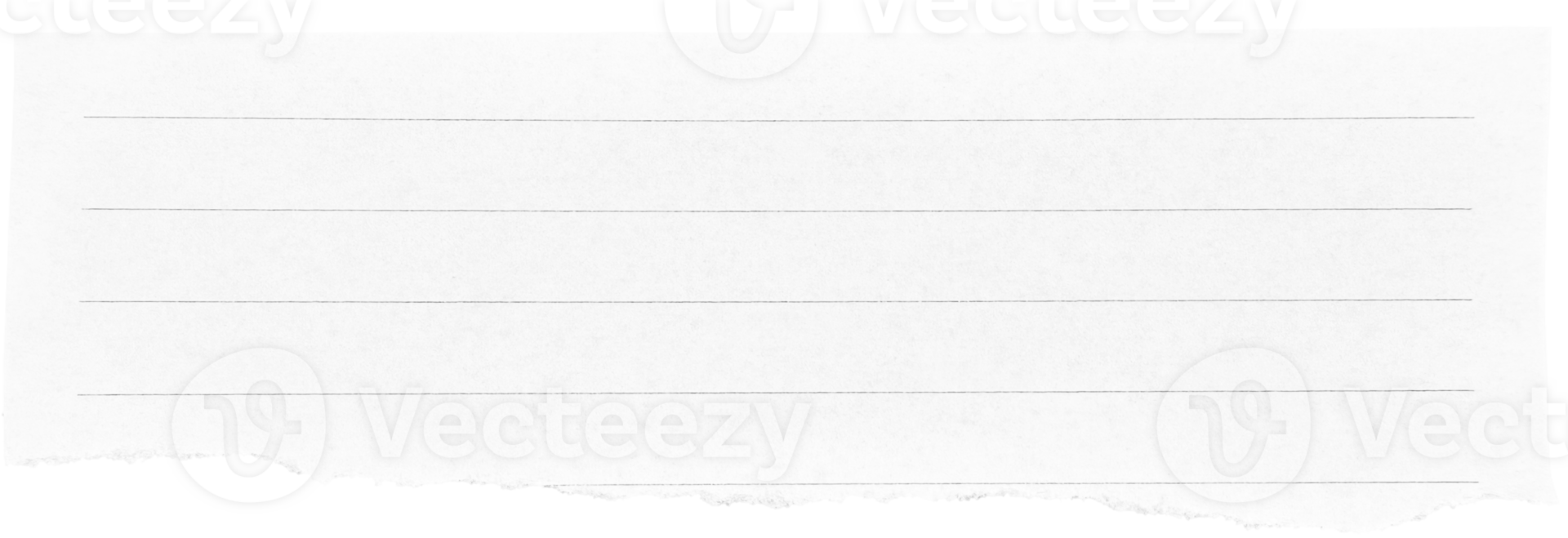 White Torn Paper Piece png
