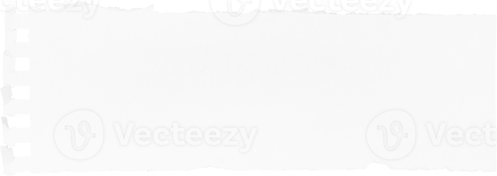 White Torn Ripped Paper Piece, Graphic Element png