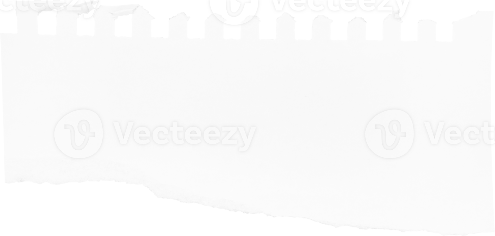 White Torn Ripped Paper Piece, Graphic Element png