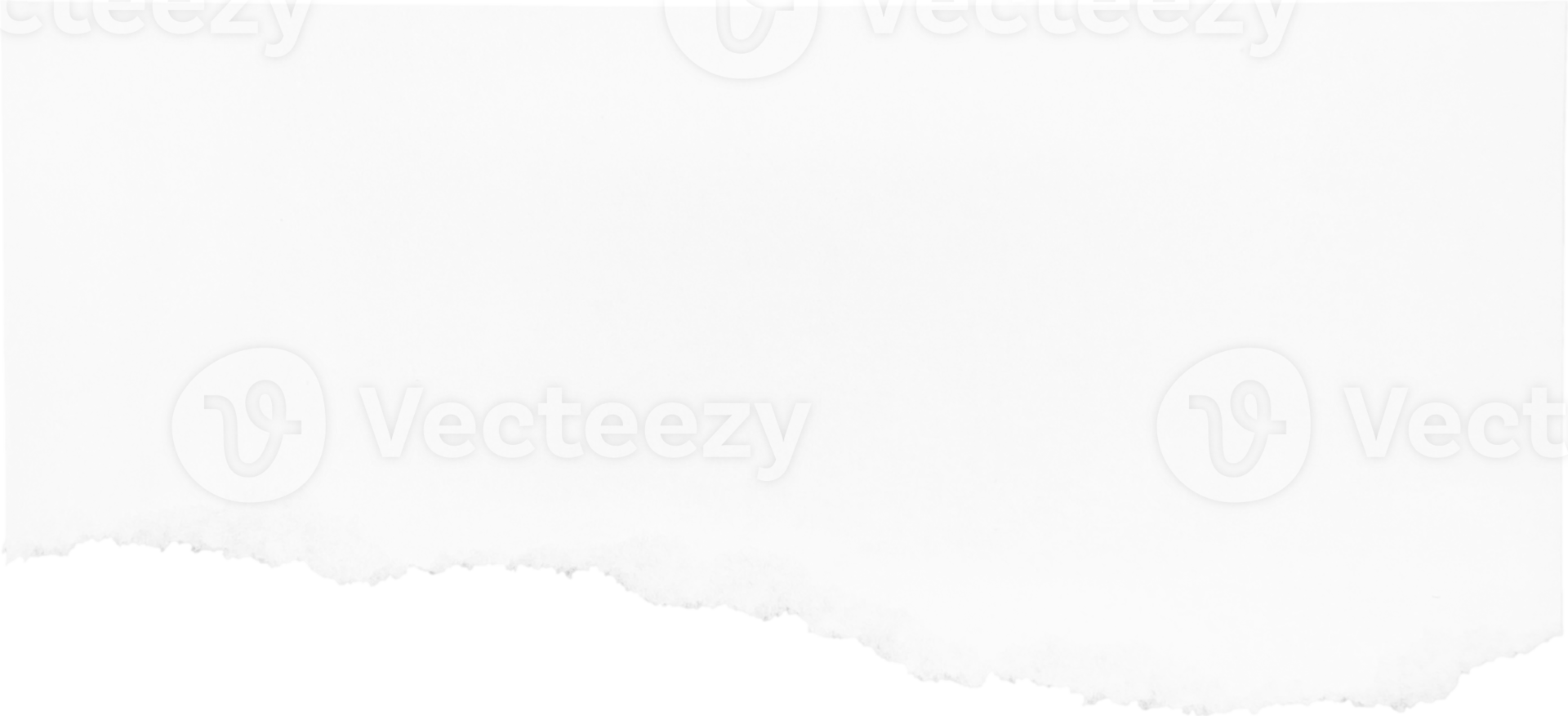 White Torn Ripped Paper Piece, Graphic Element png