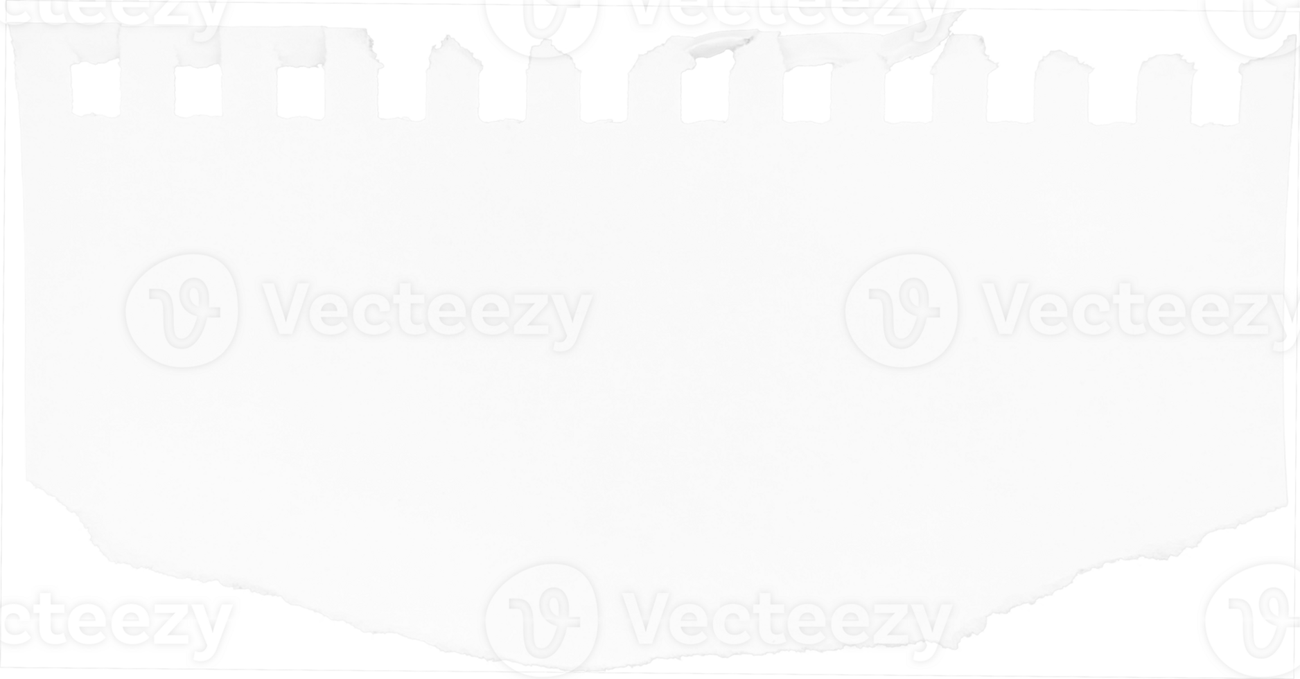 White Torn Ripped Paper Piece, Graphic Element png