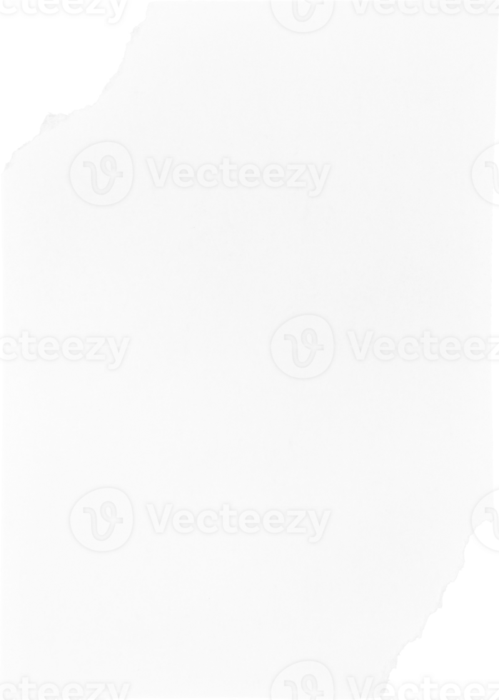 White Torn Ripped Paper Piece, Graphic Element png