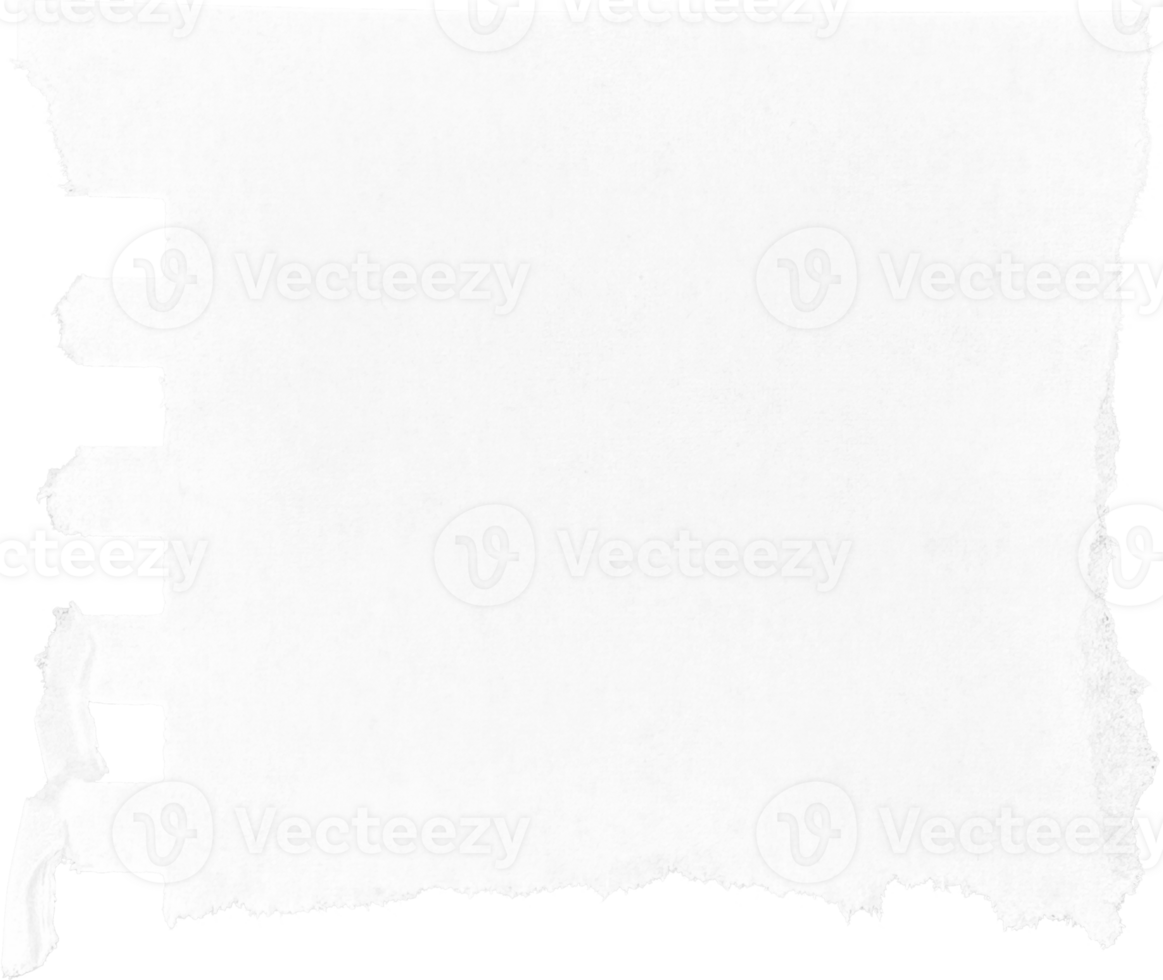 White Torn Ripped Paper Piece, Graphic Element png