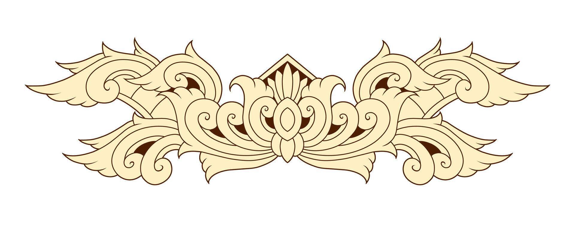 Free vector classic frame decoration for weddings