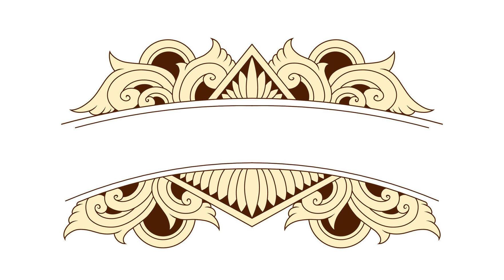 Free vector Classic style frame design with exquisite engraving and luxury