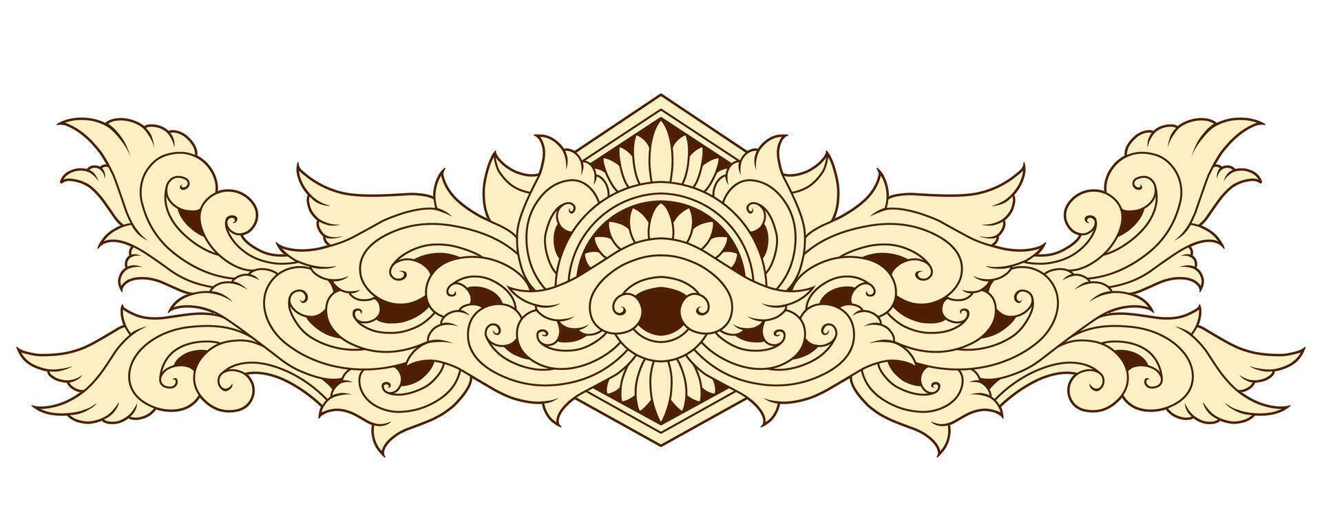 Free vector classic frame decoration for weddings