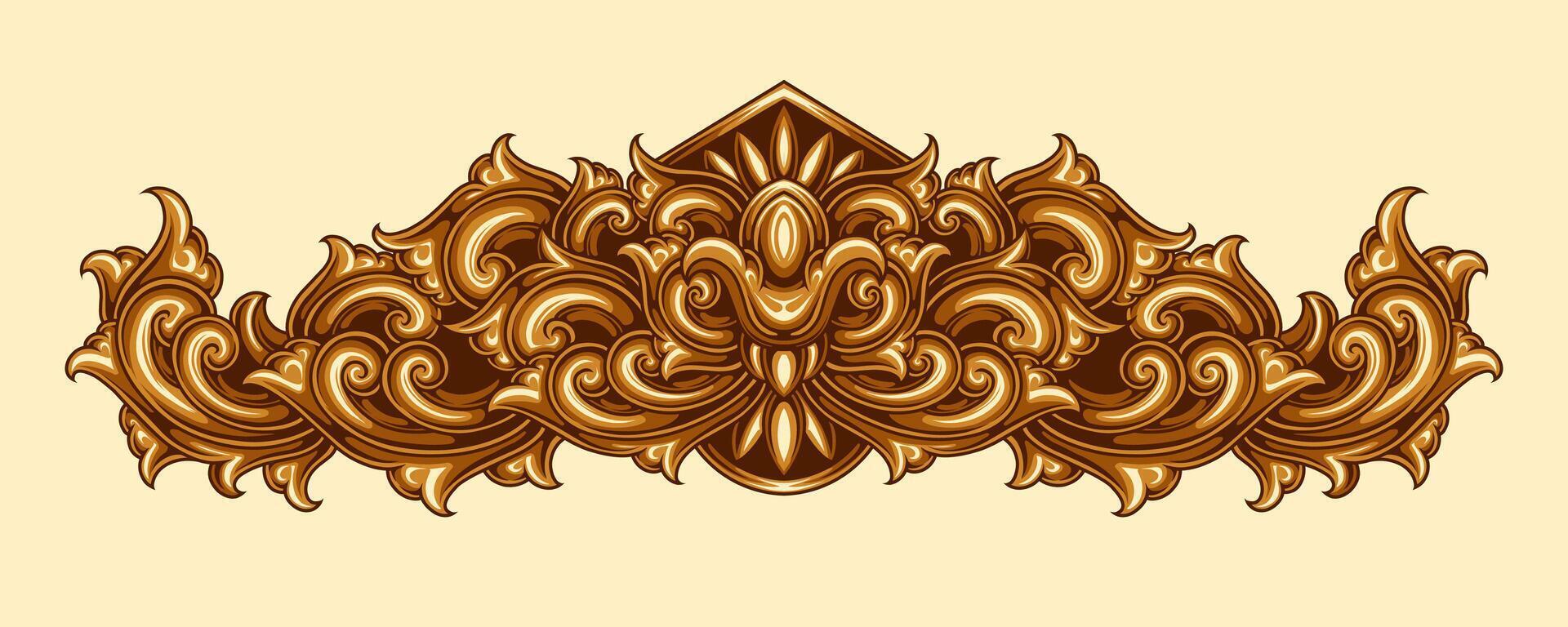 Vector Classic vintage ornament frame