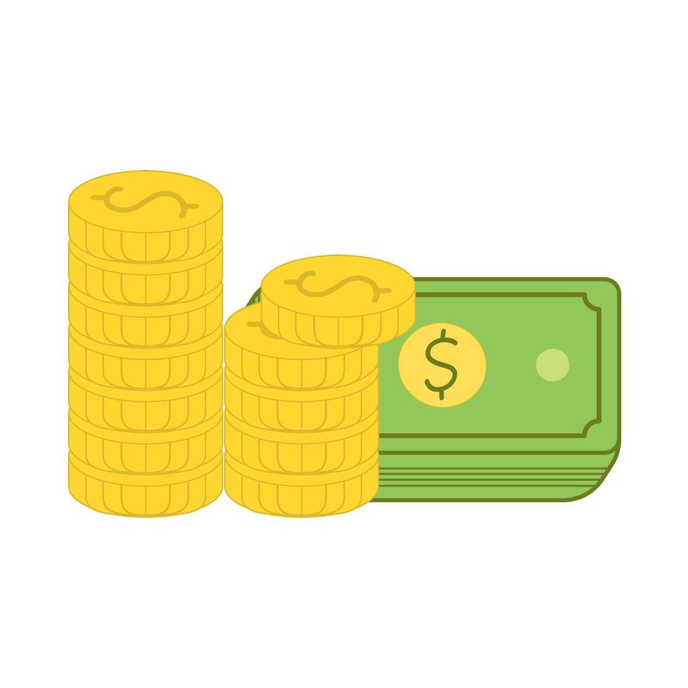 hand drawn money banking elements illustration vector