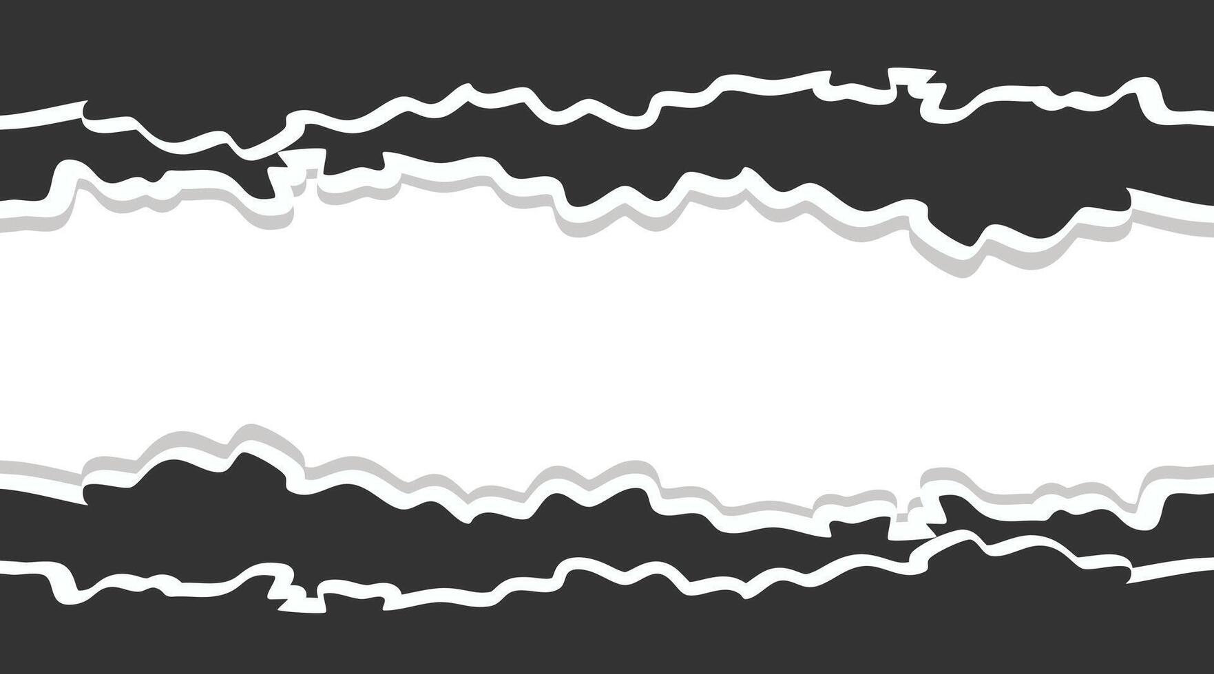 Tear off half a sheet of retro colored paper from the bottom. Vector template paper design.
