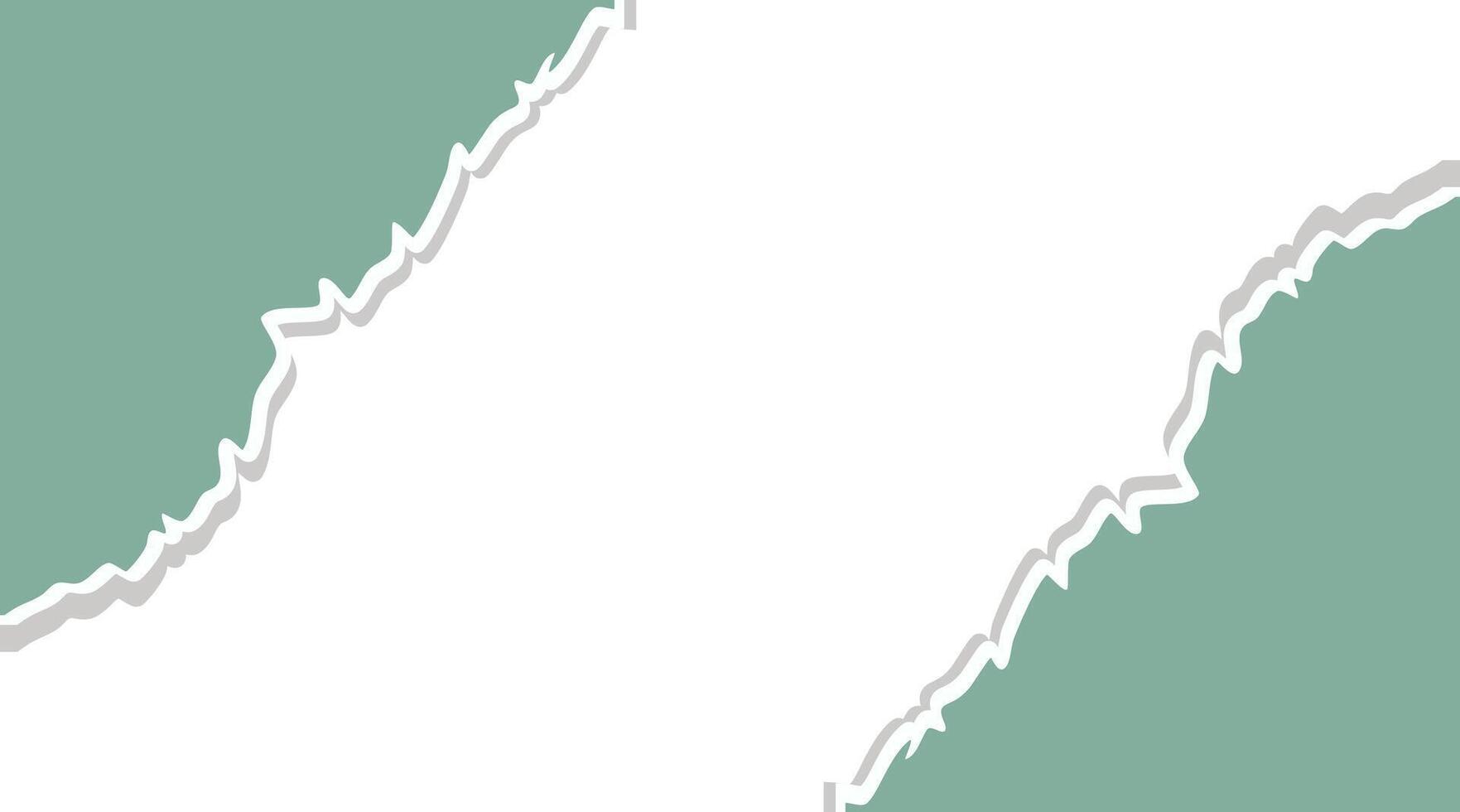 Tear off half a sheet of retro colored paper from the bottom. Vector template paper design.