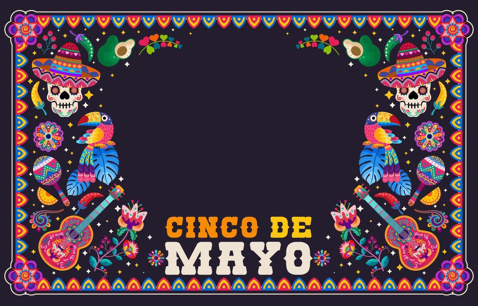 fondo cinco de mayo vector