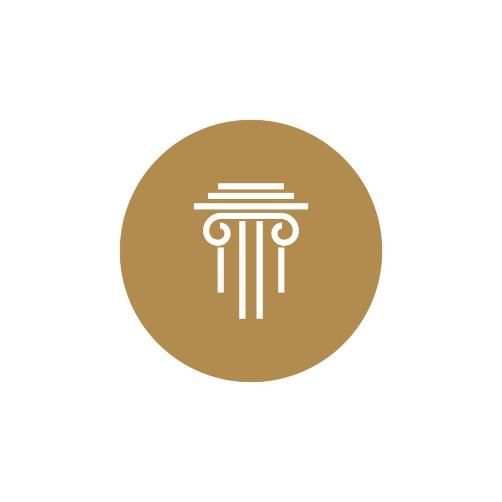 Column logo vector template symbol element design