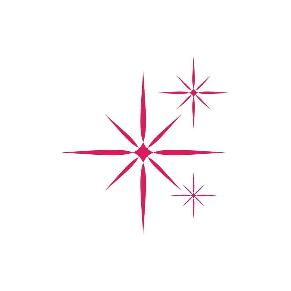 Star logo vector template element symbol design