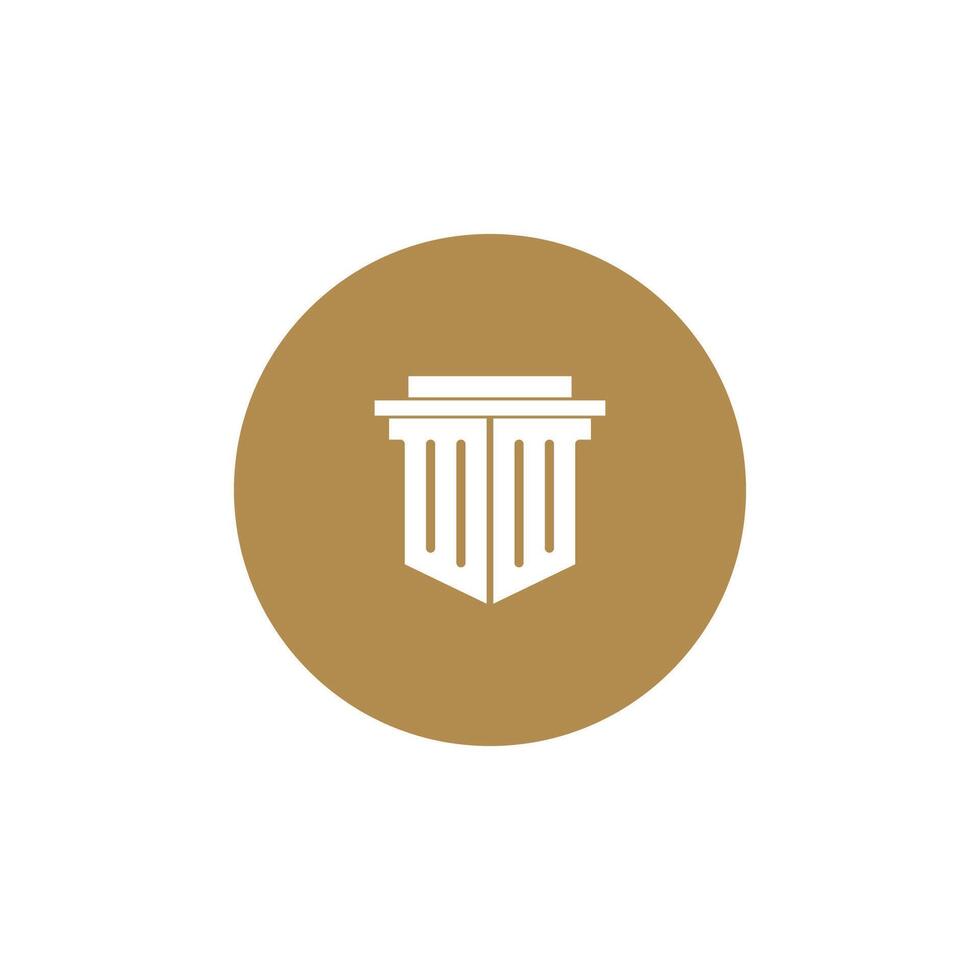 Column logo vector template symbol element design