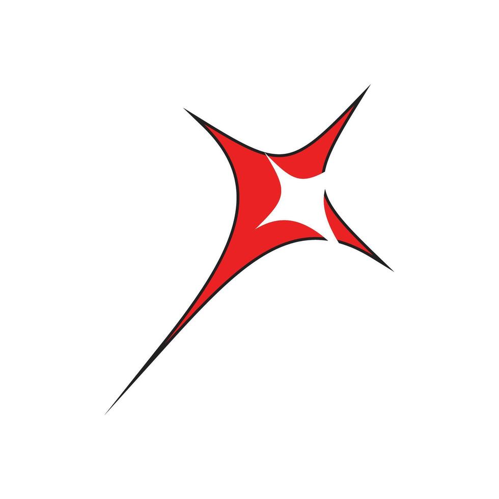 Star logo vector template element symbol design
