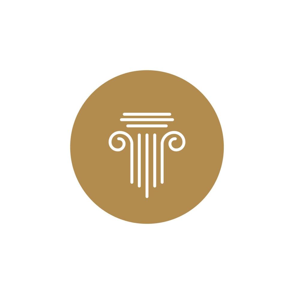 Column logo vector template symbol element design