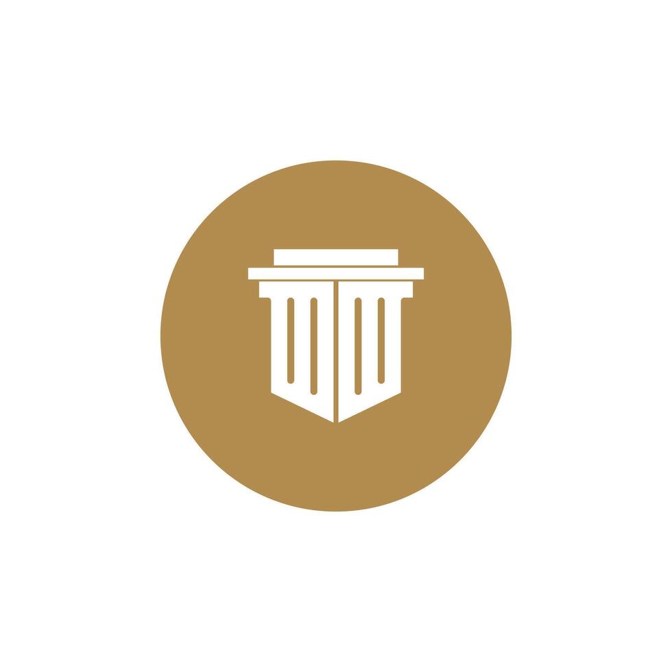 Column logo vector template symbol element design