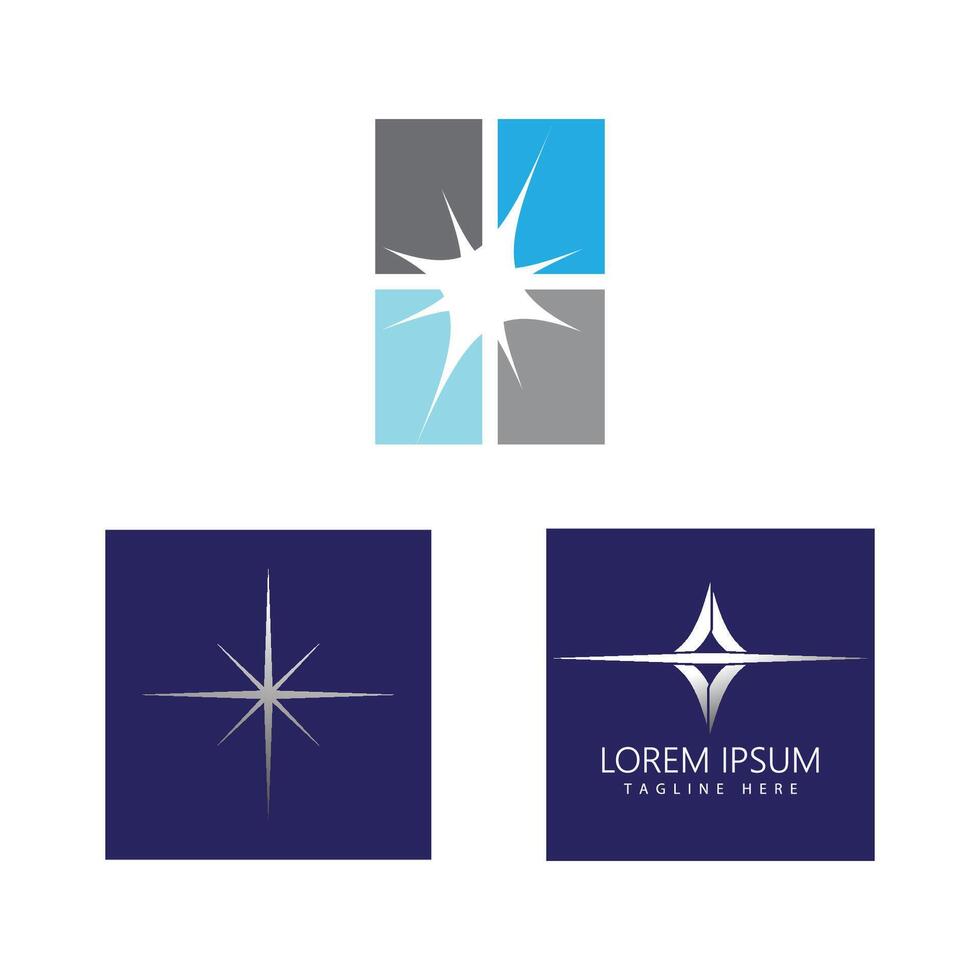 estrella logo vector modelo elemento símbolo diseño