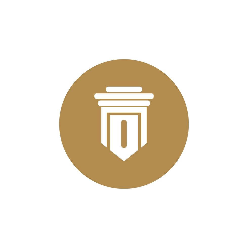 Column logo vector template symbol element design