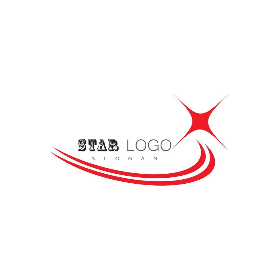 Star logo vector template element symbol design