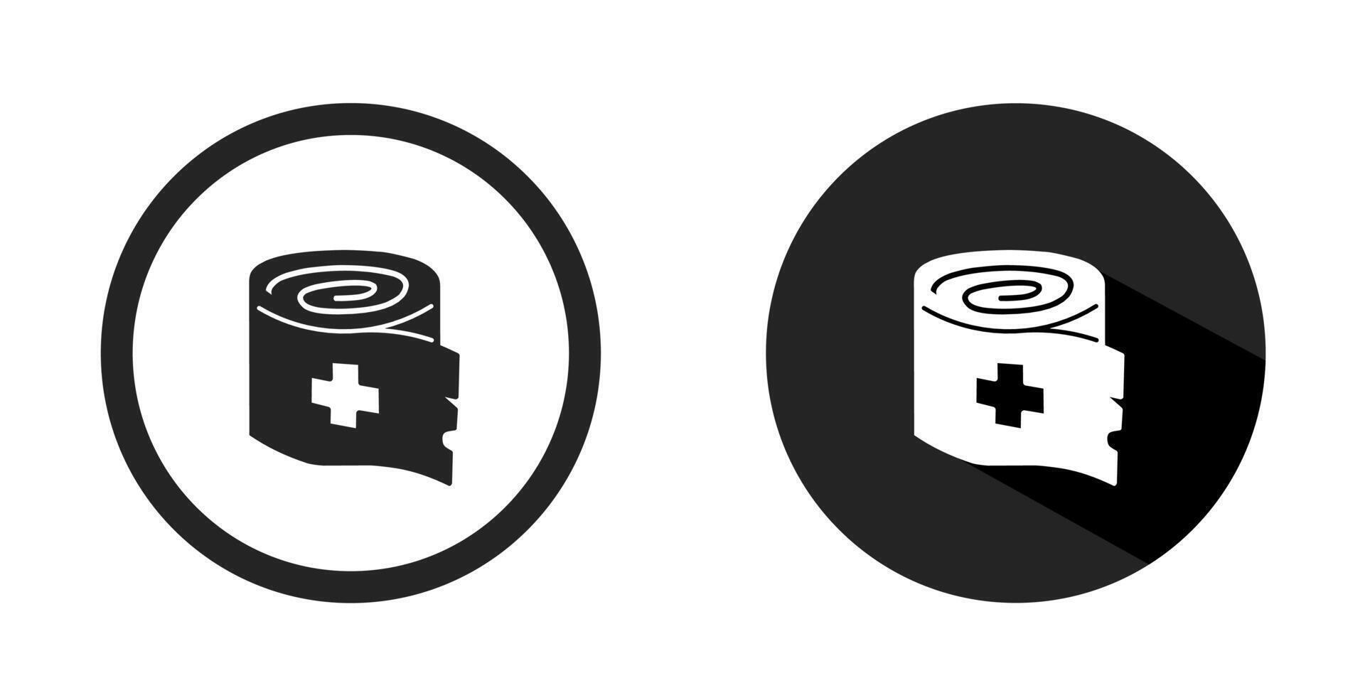 Bandage logos. Bandage icon vector design black color. Stock vector.