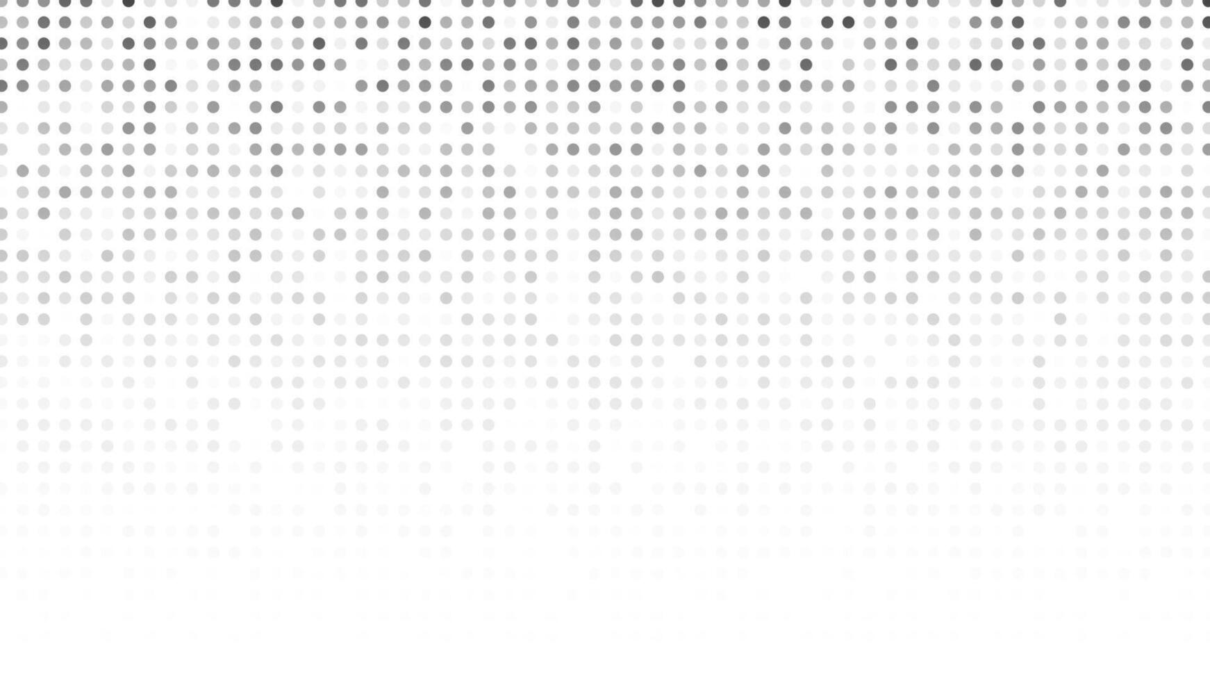 Monochrome halftone background with dots vector