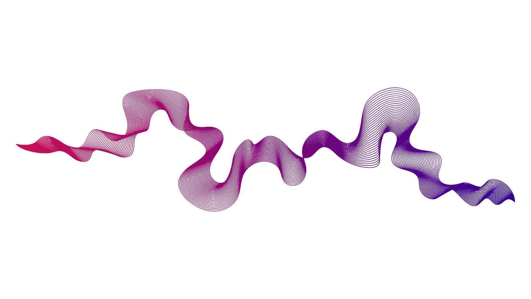 Abstract backdrop with wave gradient lines vector