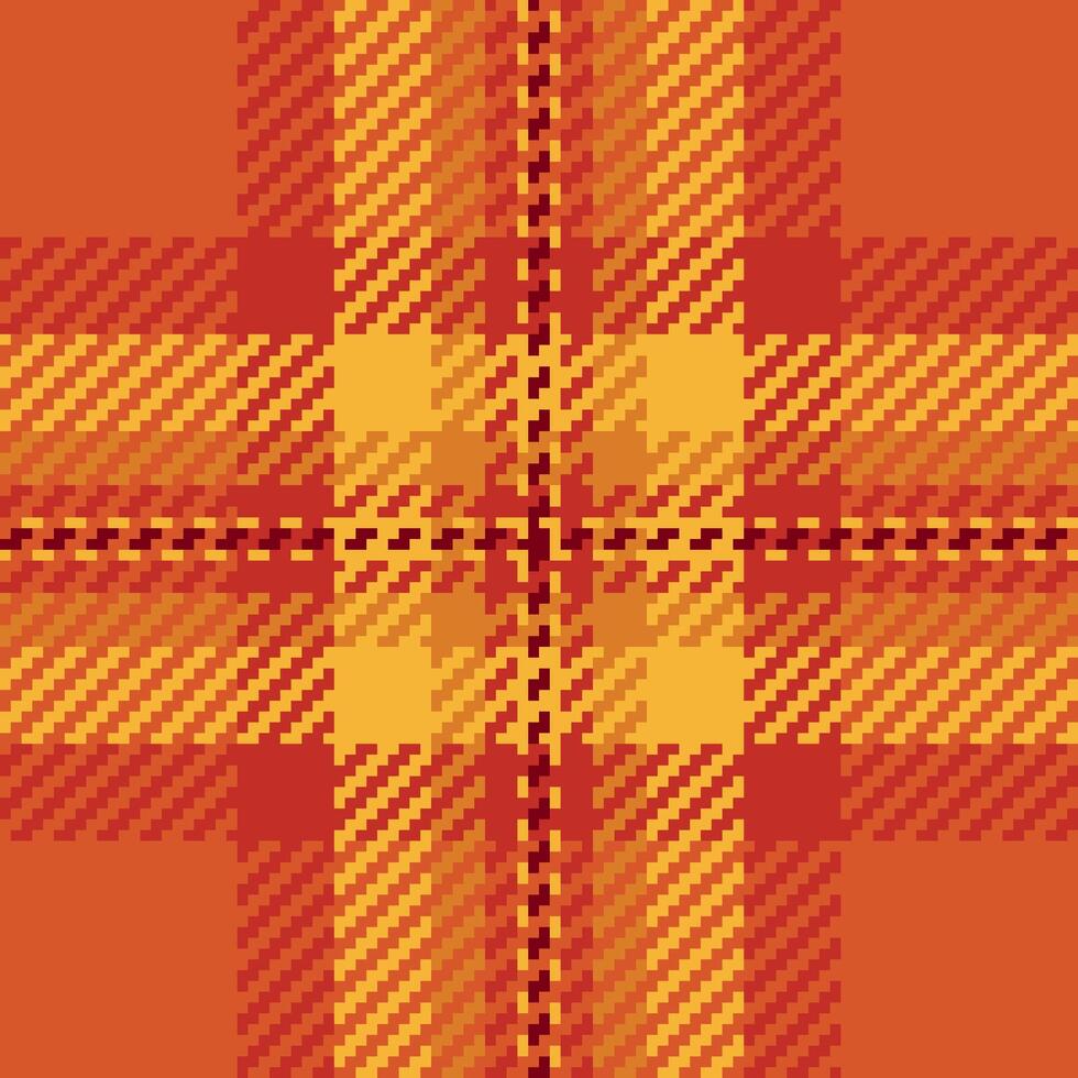 Textile design of textured plaid. Checkered fabric pattern swatch for shirt, dress, suit, wrapping paper print, invitation and gift card. vector
