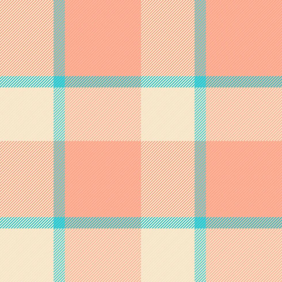 Texture tartan check of fabric plaid vector with a seamless pattern textile background.