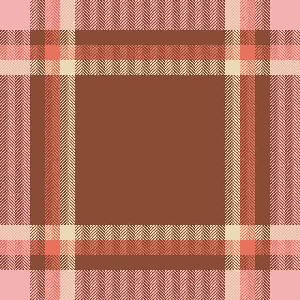 Plaid check pattern. Seamless fabric texture. Tartan textile print. vector