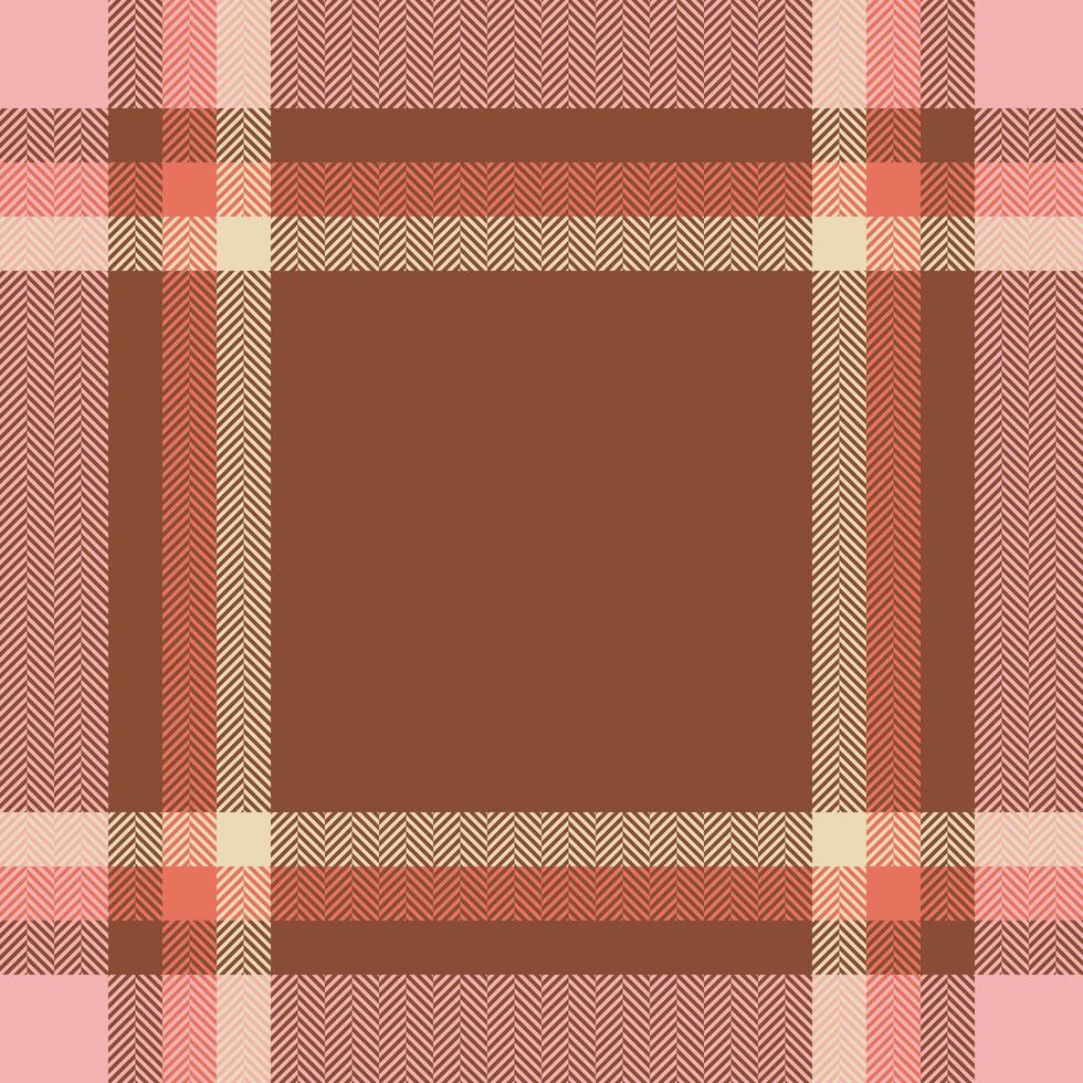 Plaid check pattern. Seamless fabric texture. Tartan textile print. vector