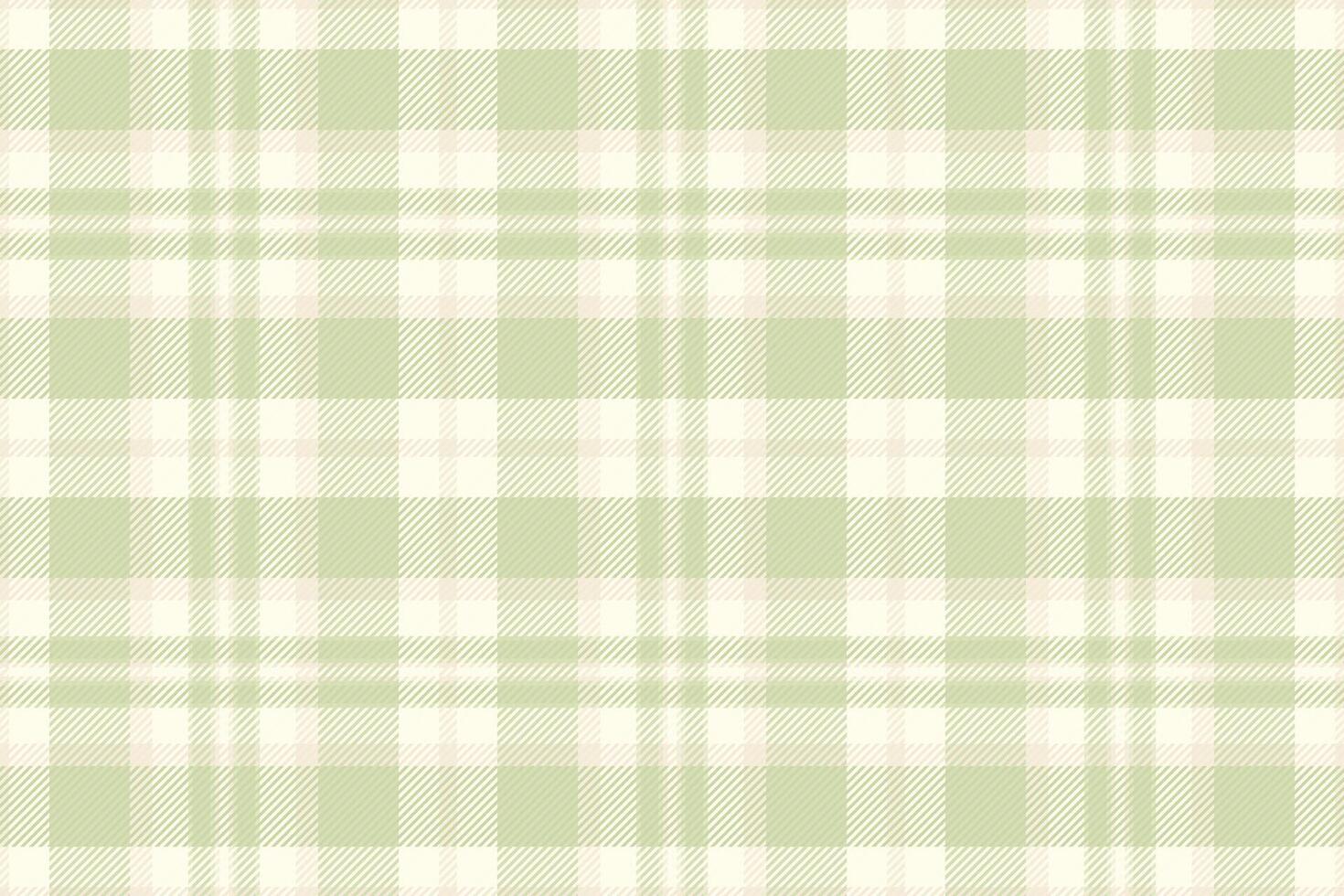 Neutral plaid texture seamless, material pattern check vector. Customized tartan background textile fabric in light and ivory colors. vector