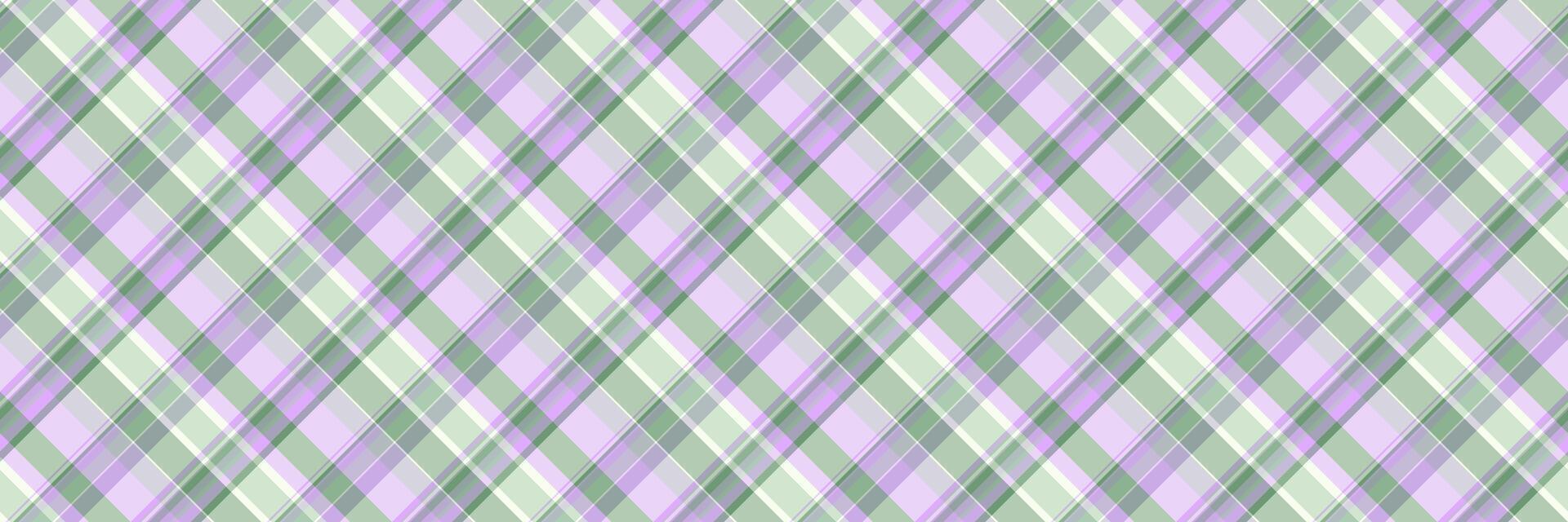 Textured background pattern fabric, scarf vector texture seamless. Patterned tartan check textile plaid in pastel and light colors.