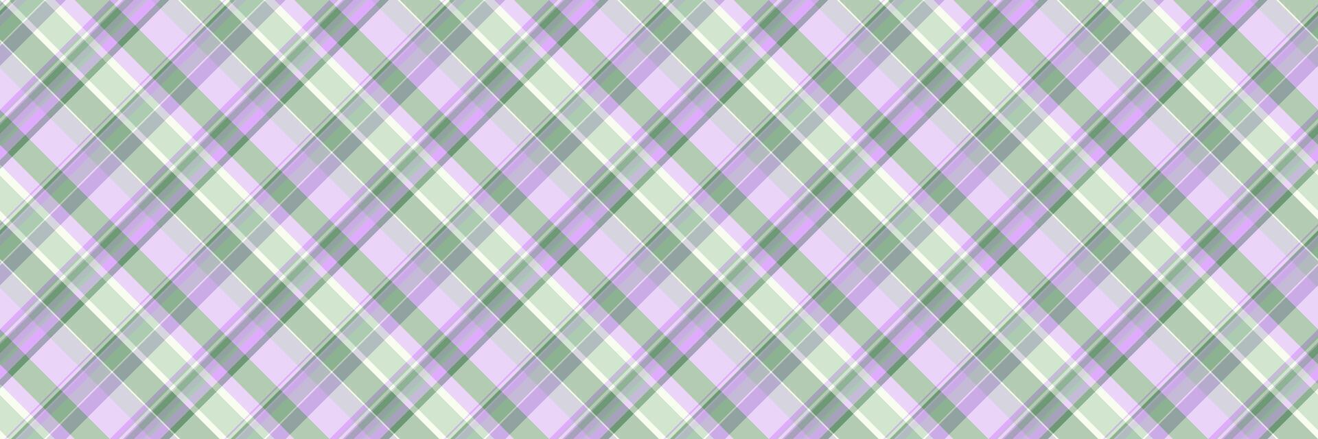 Textured background pattern fabric, scarf vector texture seamless. Patterned tartan check textile plaid in pastel and light colors.