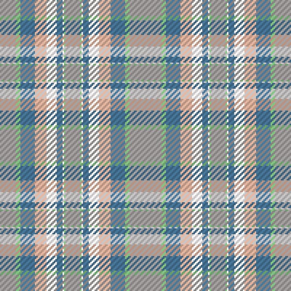 Seamless pattern of scottish tartan plaid. Repeatable background with check fabric texture. Vector backdrop striped textile print.