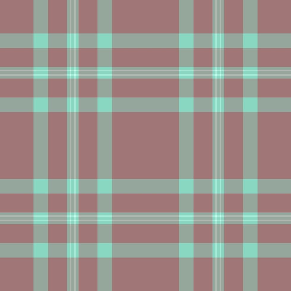 Clan textile check vector, scrapbooking background pattern fabric. Trade seamless plaid tartan texture in pastel and teal colors. vector