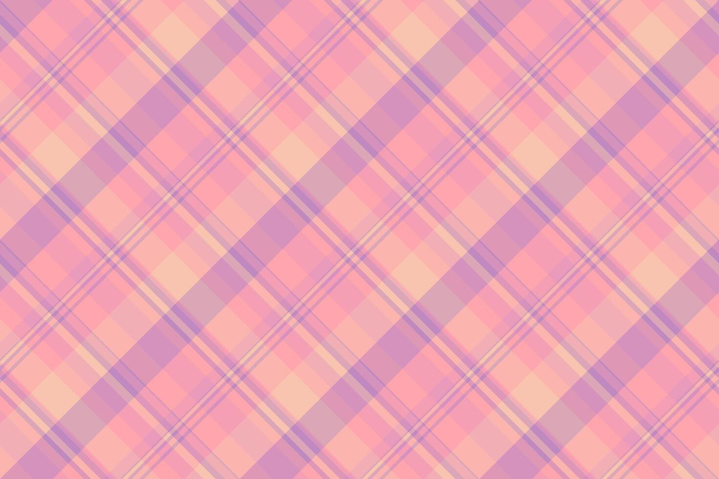 Close up textile tartan seamless, foot fabric texture vector. Horizontal background plaid pattern check in red and pink colors. vector