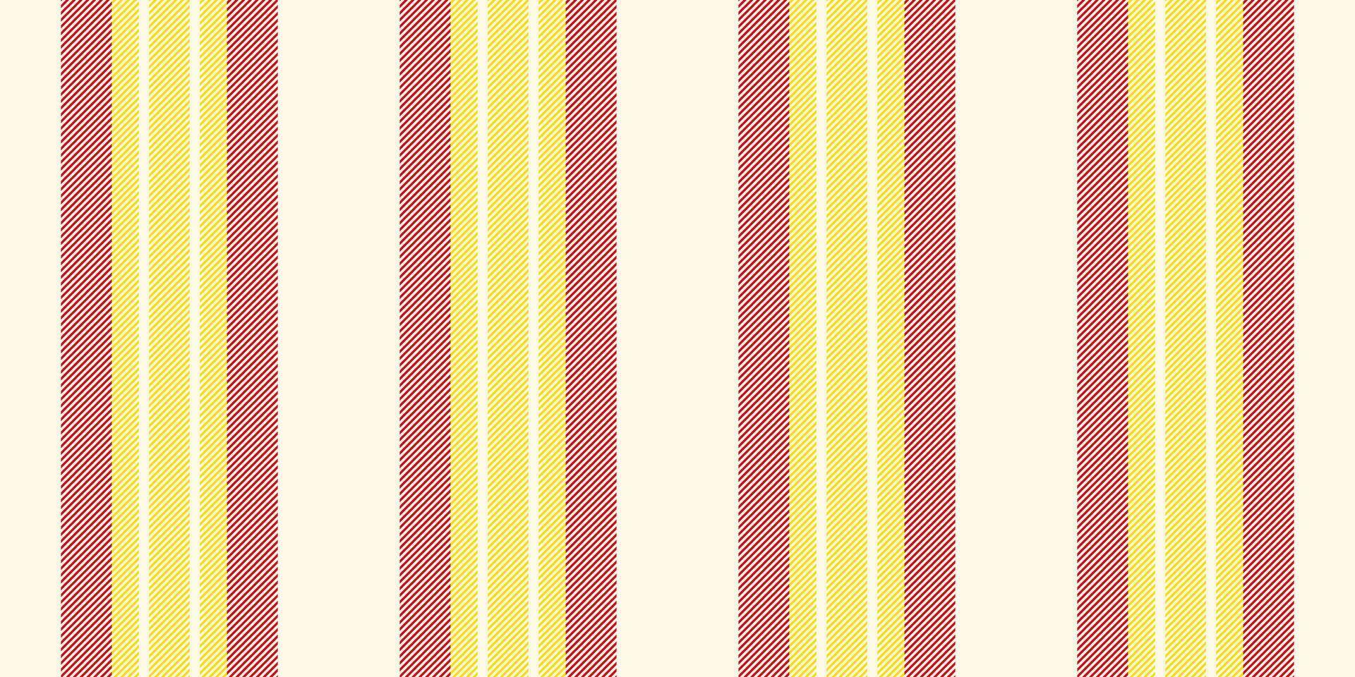 Furniture background lines textile, store vertical seamless vector. Fiber texture fabric stripe pattern in old lace and red colors. vector
