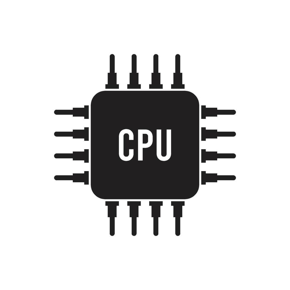 chipset icono vector