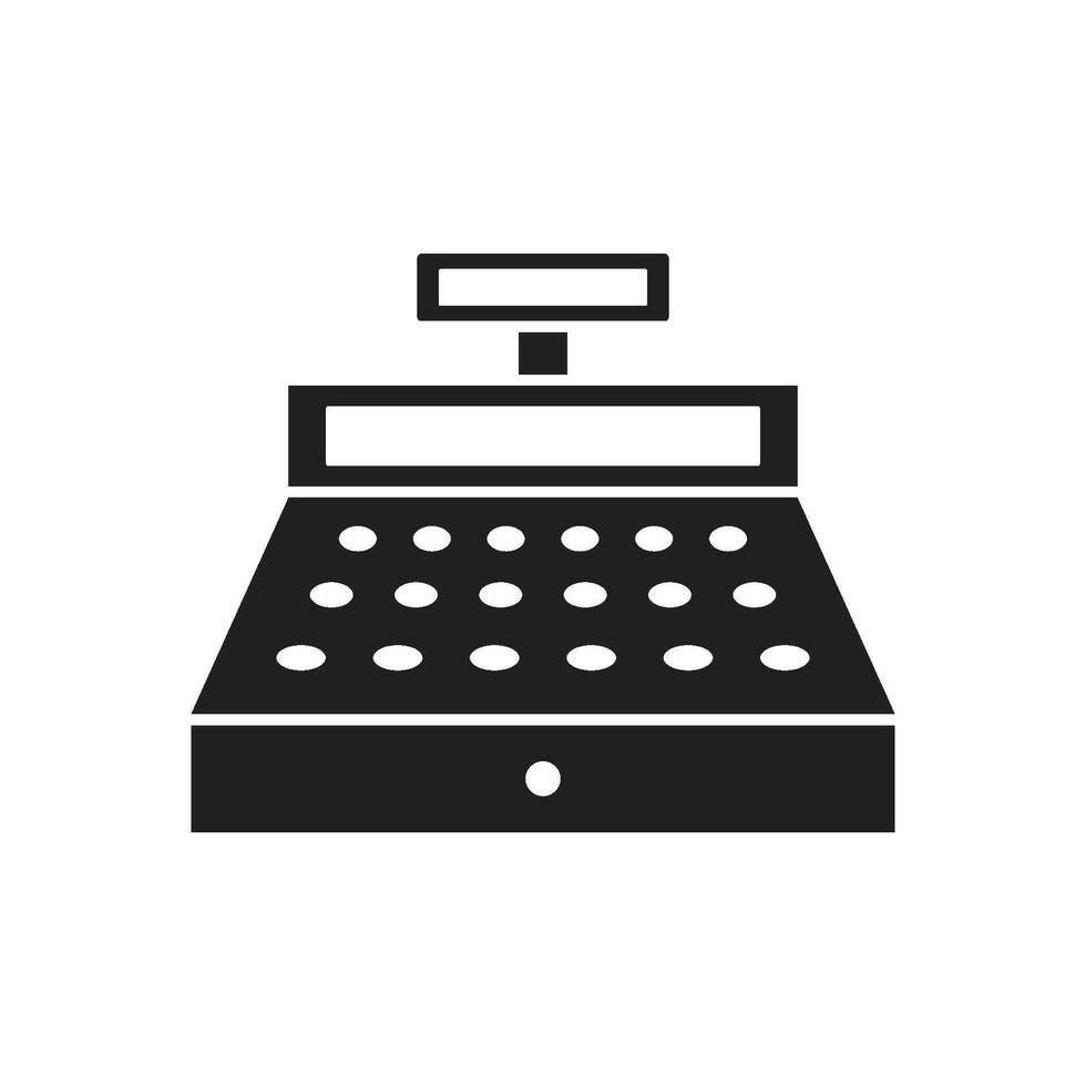 cash register icon vector