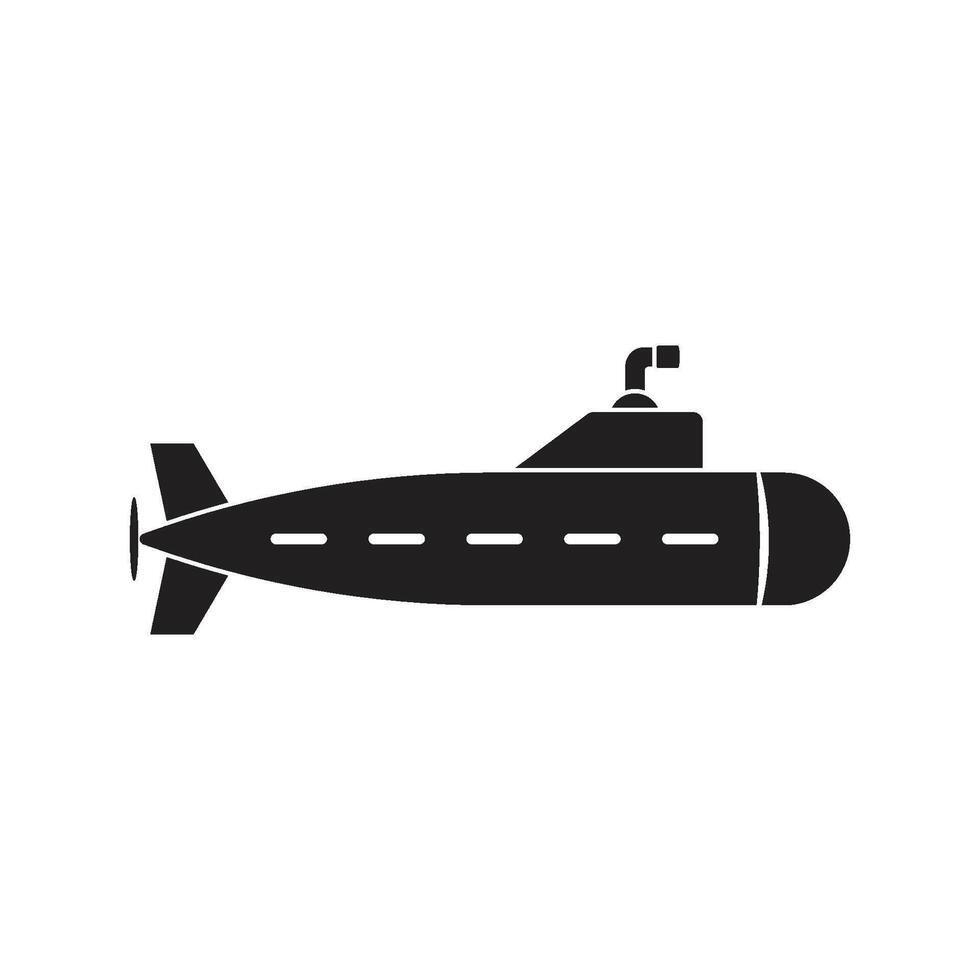 vector de icono de submarino