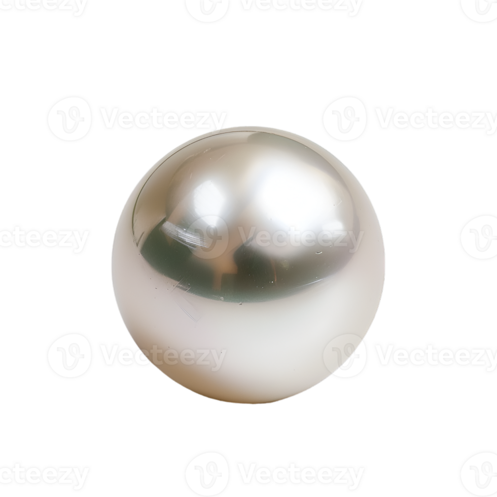 AI generated pearl on transparent background png