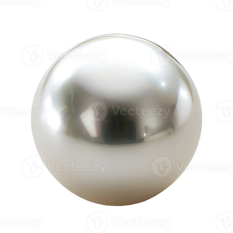 AI generated pearl on transparent background png