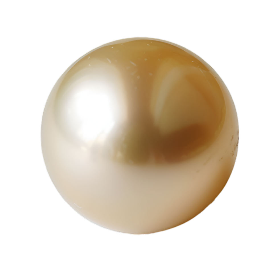 AI generated pearl on transparent background png