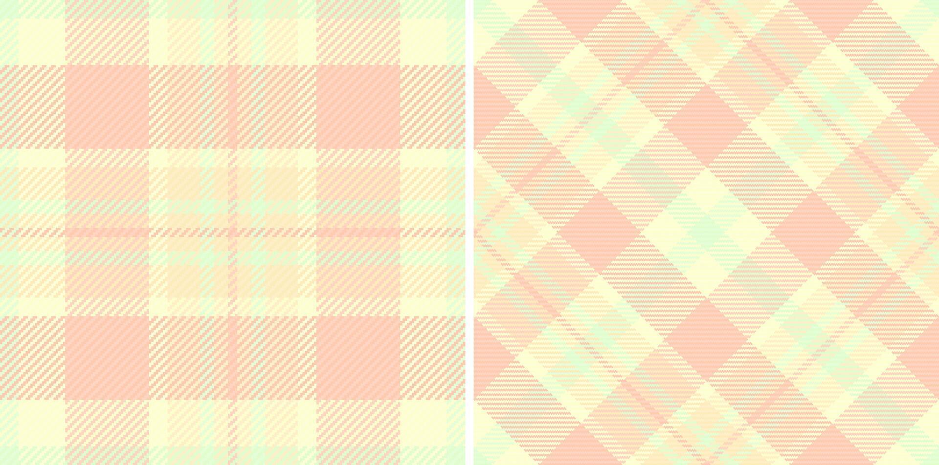 Vector pattern texture of textile tartan plaid with a fabric seamless background check. Set in nature colors. Ribbon craft ideas.