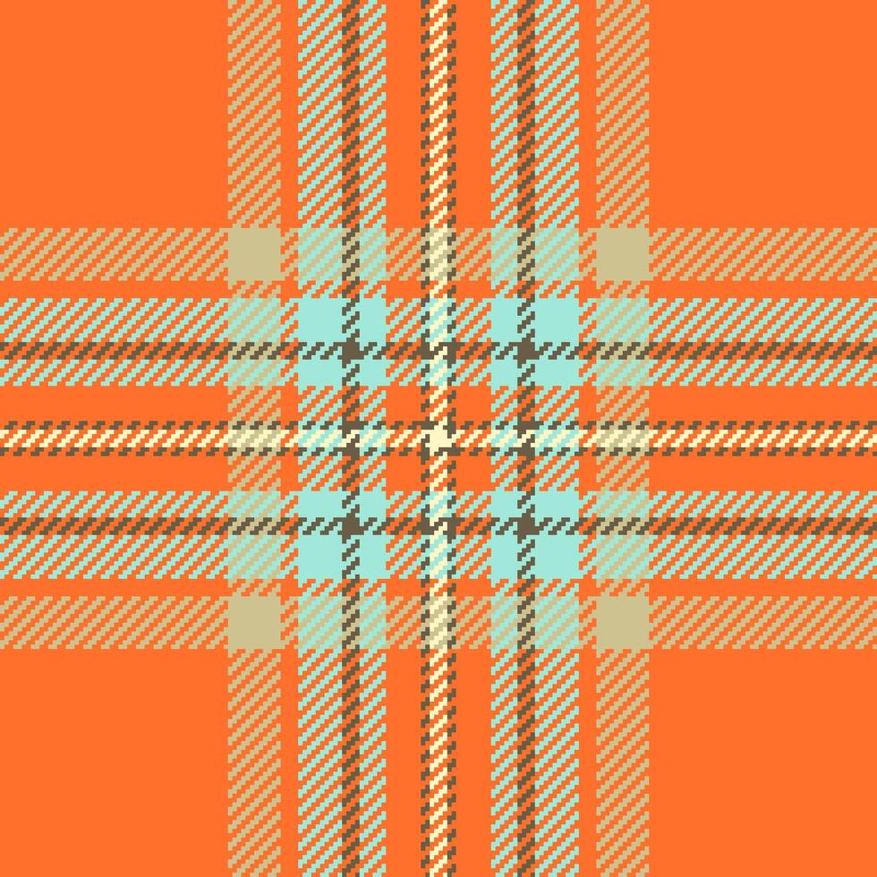 Textile design of textured plaid. Checkered fabric pattern swatch for shirt, dress, suit, wrapping paper print, invitation and gift card. vector
