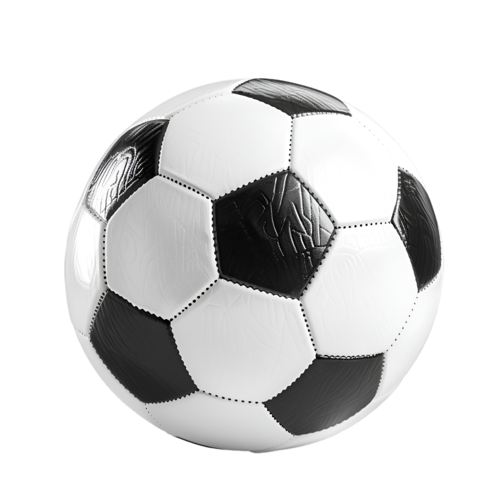 AI generated Soccer ball on transparent background png