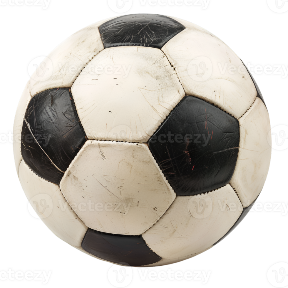 AI generated Soccer ball on transparent background png