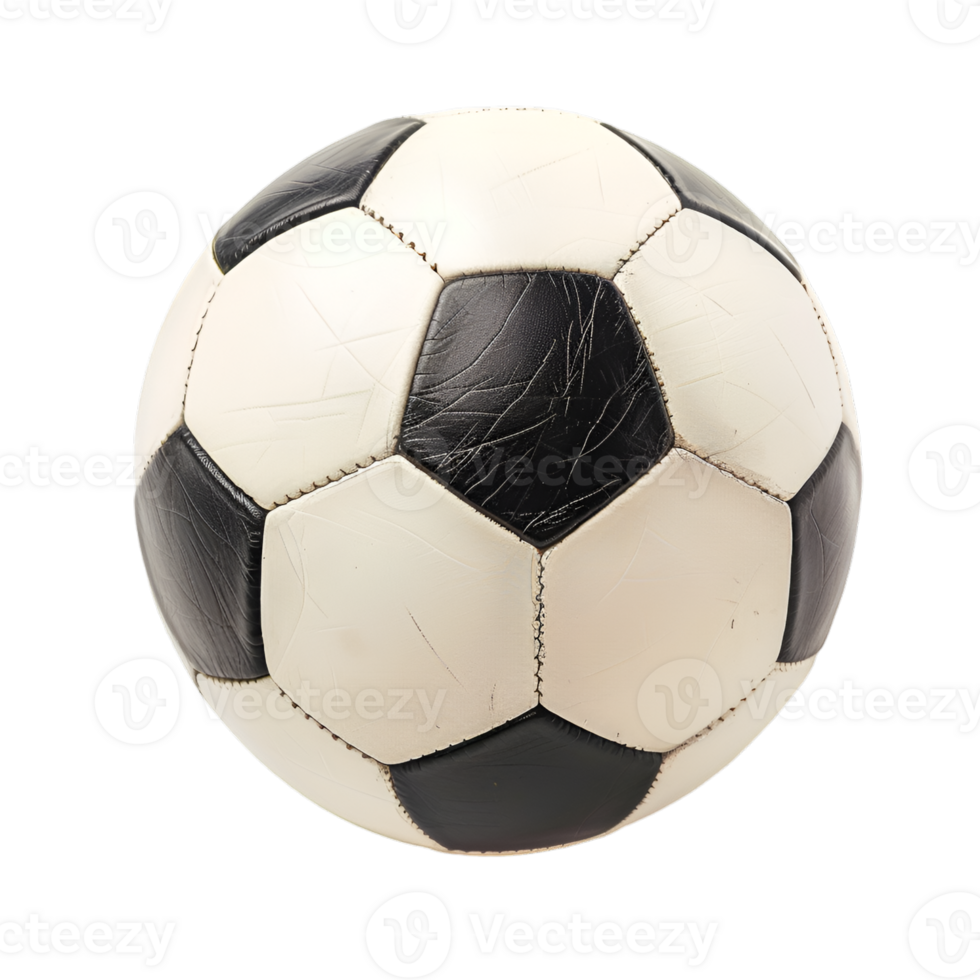 AI generated Soccer ball on transparent background png