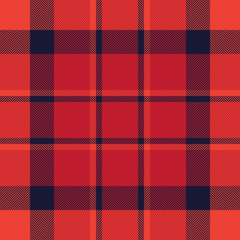 Plaid check pattern. Seamless fabric texture. Tartan textile print. vector